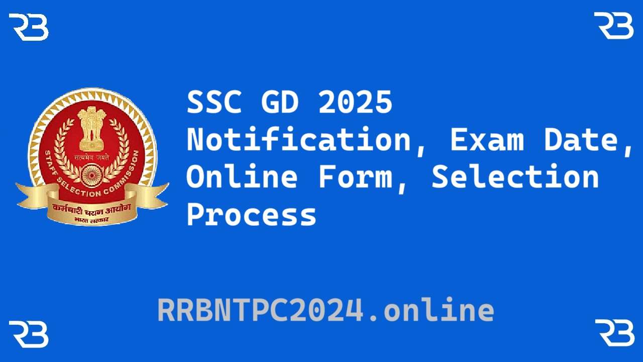 SSC GD 2025 Notification